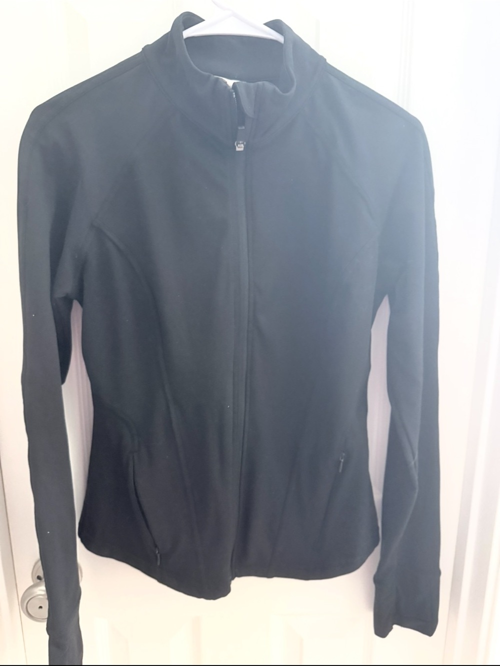 Yogalicious Black Full-Zip Utility Jacket